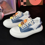 B218-2249-P60新款男鞋拼色低帮港风厚底面包鞋休闲板鞋子2024秋，男鞋休闲鞋，星座1613（原B218）