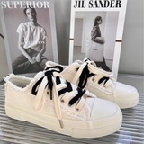 XZ1613-2617-P65新款流苏小白鞋男ins设计感厚底薄款休闲帆布鞋，男鞋帆布鞋，星座1613（原B218）