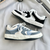 B218-1939-P60拼色厚底帆布鞋子新款男士学生运动风，男鞋帆布鞋，电商B218