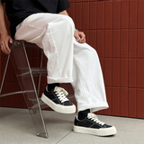 B218-2608-P75新款男鞋厚底增高黑武士帆布鞋低帮滑板潮鞋子2025，商品下架区，星座1613（原B218）