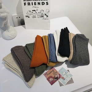 B218-WZ80-P5经典长中筒袜子多色秋冬百搭/常卖款现货,袜子,星座1613（原B218）