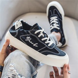 B218-1816-P60潮流透气男士鞋子新款低帮休闲帆布鞋子2023秋，男鞋帆布鞋，电商B218