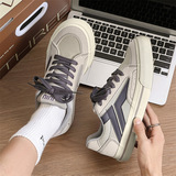 B218-2220-P55秋季新帆布鞋男低帮韩版百搭小众设计运动休闲滑板，男鞋帆布鞋，电商B218