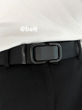 B218-PD50-P15自动扣暗黑潮流帆布腰带新款2023休闲男士情侣皮带，腰带/腰封，电商B218