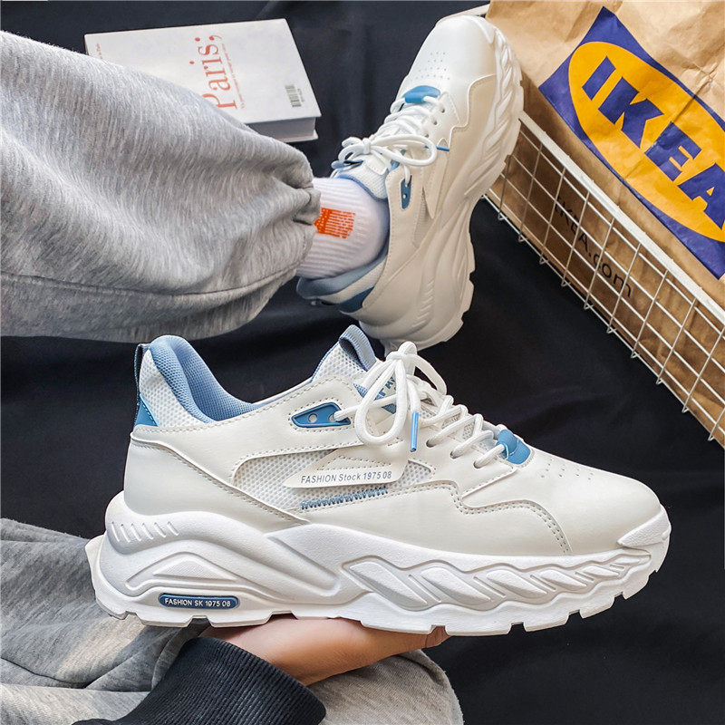 B218-1268-P55休闲潮流厚底增高老爹鞋子春新款2022小白鞋百搭新，男鞋休闲鞋，星座1613（原B218）