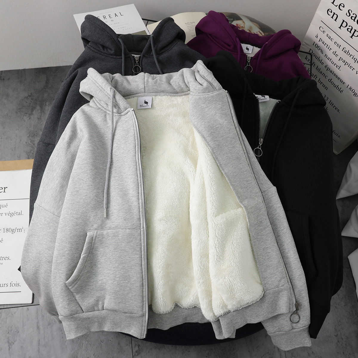 超厚！超保暖！羊羔毛外套女