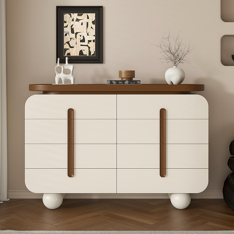 法式复古实木斗柜客厅靠墙抽屉柜