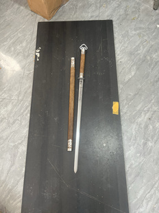 龙泉镇宅宝剑 环首唐剑居家摆件锻炼身体工艺品未开刃