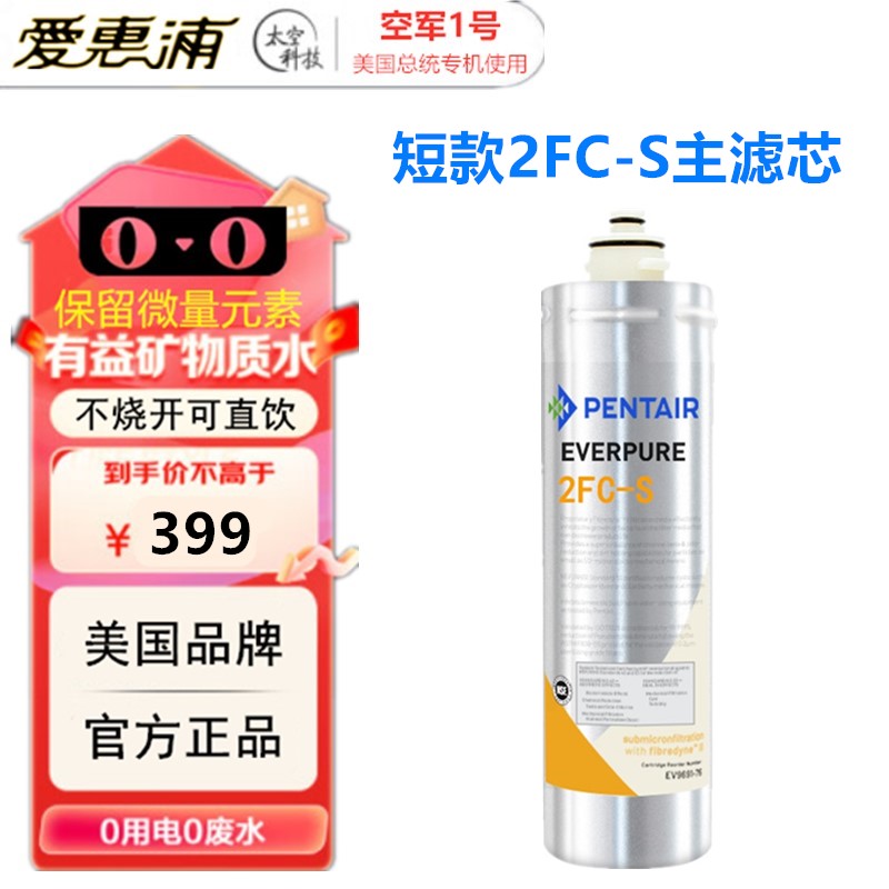 短款商用滤芯直饮爱惠浦家用超滤