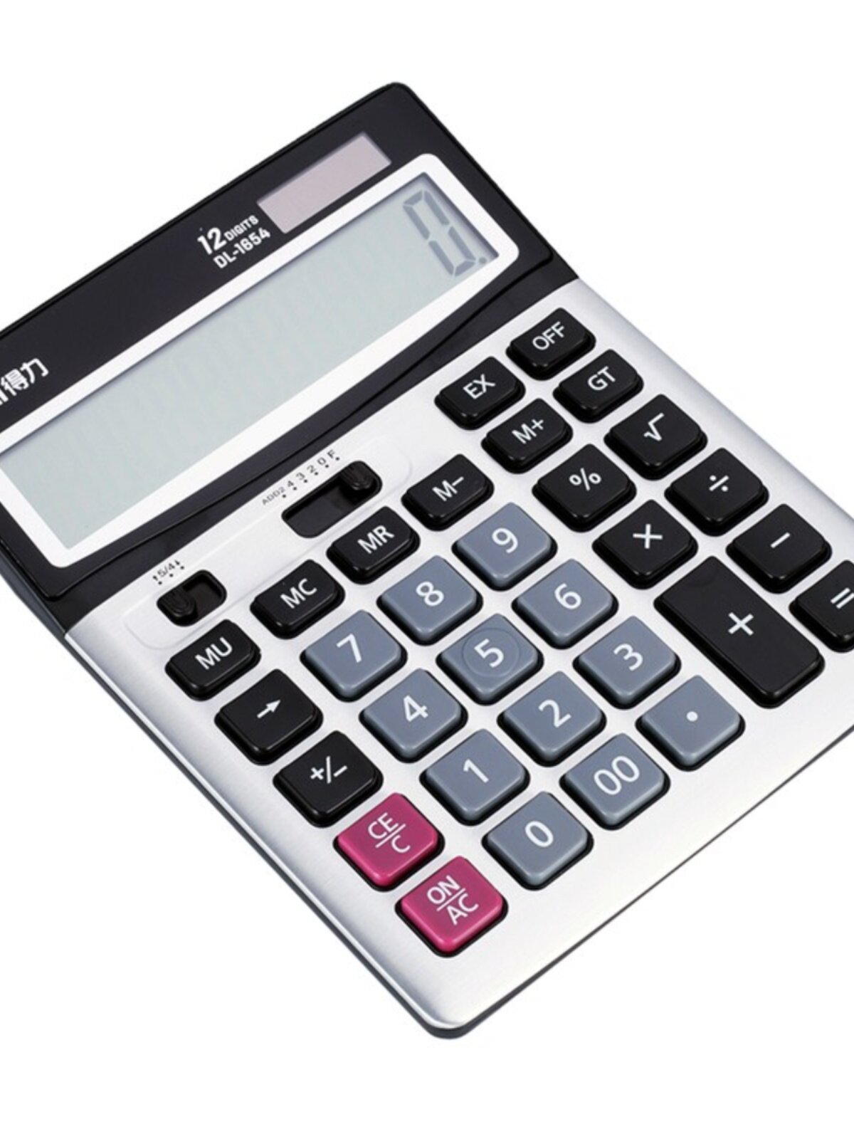 델리 1654 계산기 듀얼 전원 공급 장치 컴퓨터 태양열 금융 사무실 대형 버튼 다기능 무료 배송