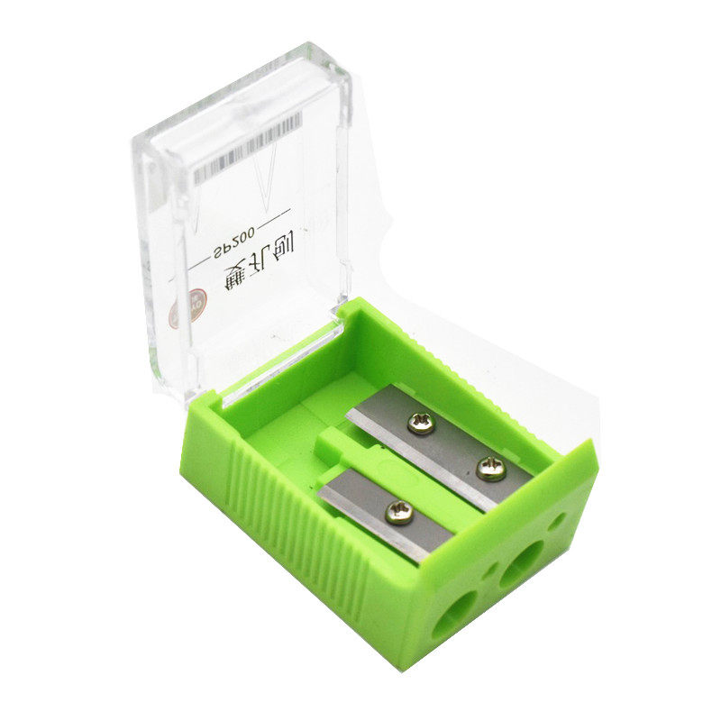 TOYO 연필깎이 SP200 두 구멍 연필깎이 연필깎이 사무실 연필깎이 어린이 작은 두 구멍 연필깎이