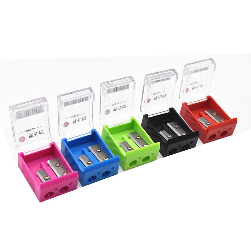 TOYO 연필깎이 SP200 두 구멍 연필깎이 연필깎이 사무실 연필깎이 어린이 작은 두 구멍 연필깎이