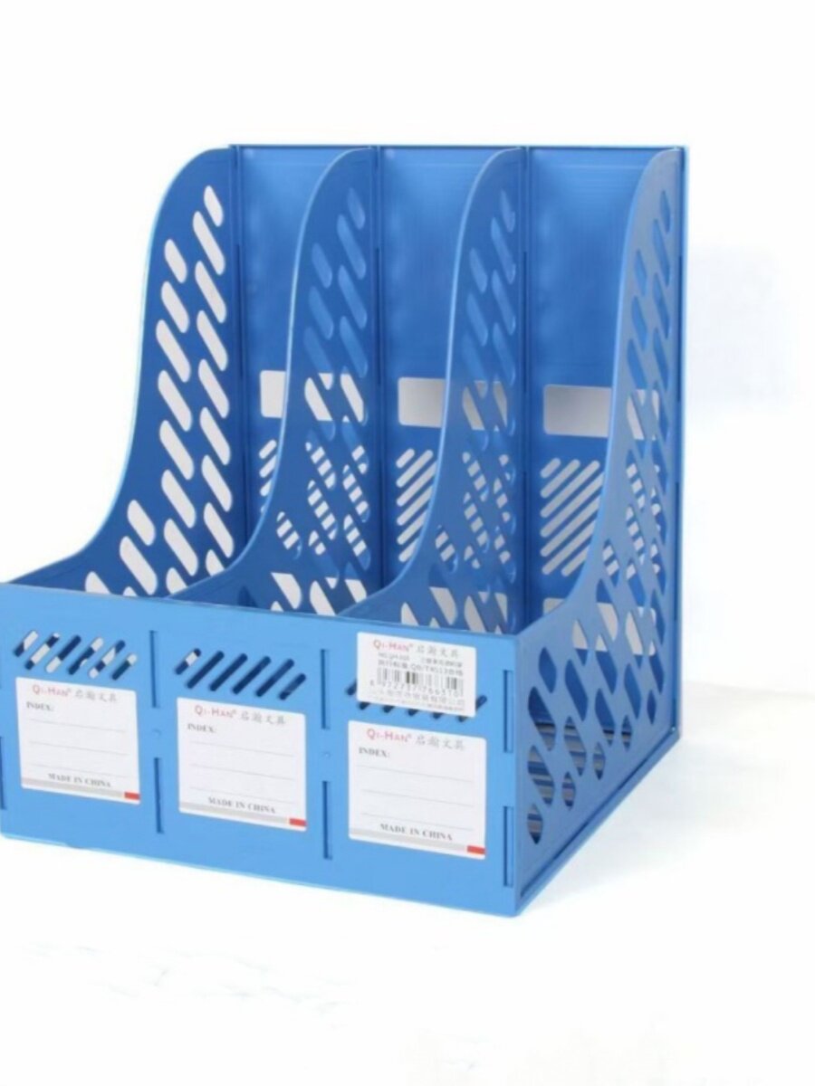 4그리드 파일랙 4레이어 파일홀더 파일프레임 4링크 데이터랙 데스크탑정리 수납 매거진랙