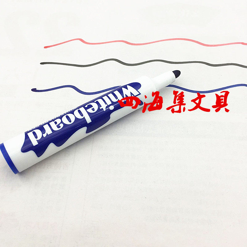 트루 컬러 0895B 화이트 보드 펜 두꺼운 마커 펜 지울 수 있는 단일 헤드 화이트 보드 펜 수성 펜 지우기 쉬운 펜 대형 헤드 펜