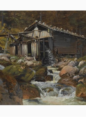 YC609【挪威】托马斯 费利（Thomas Fearnley）风景绘画网传图库