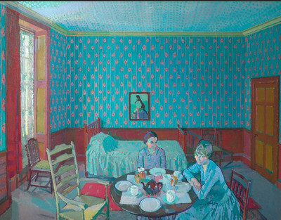 YC465【英国】哈罗德·吉尔曼（Harold Gilman）绘画网传图库