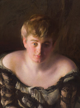 K834【美国】约瑟夫·德坎普（Joseph DeCamp）肖像油画网传图库