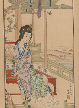 A448【日本】南原作二郎聚美画鉴水墨画水彩美术素材电子图片图库