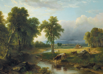 T727【美国】阿舍·布朗·杜兰德（Asher Brown Durand）油画图库