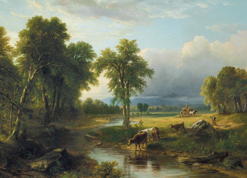 T727【美国】阿舍·布朗·杜兰德（Asher Brown Durand）油画图库