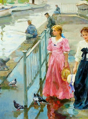 YC566【俄罗斯】费拉吉米尔·古塞夫（Vladimir Gusev）肖像油画