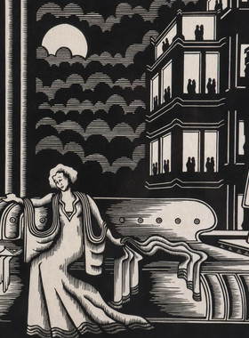 C543【美国】 John J. A. Murphy 木版画网传美术素材电子图库.