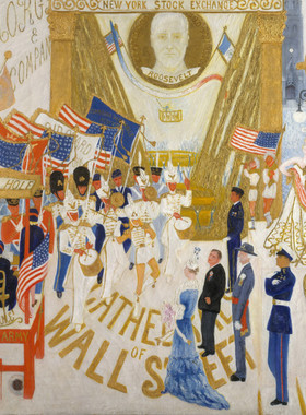 K957【美国】弗洛琳·斯蒂海默（Florine Stettheimer）绘画图库