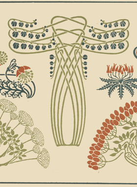 C242【法国】Maurice Pillard Verneuil 装饰图案版画网传图库