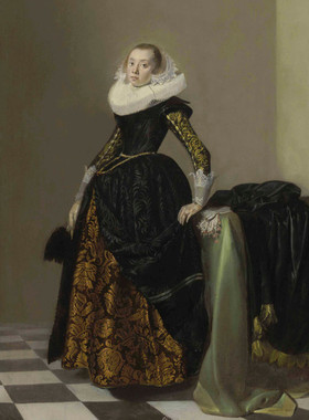 T793【荷兰】彼得·柯德（Pieter Codde）人物油画网传图库.