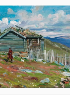 YC110【挪威】Gustav Wentzel 绘画网传电子图库.