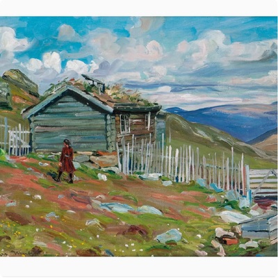 YC110【挪威】Gustav Wentzel 绘画网传电子图库.