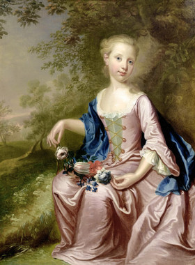 T686【英国】丹德里奇（Bartholomew Dandridge）肖像油画图库