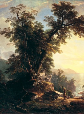 T739【美国】阿舍·布朗·杜兰德（Asher Brown Durand）油画素材