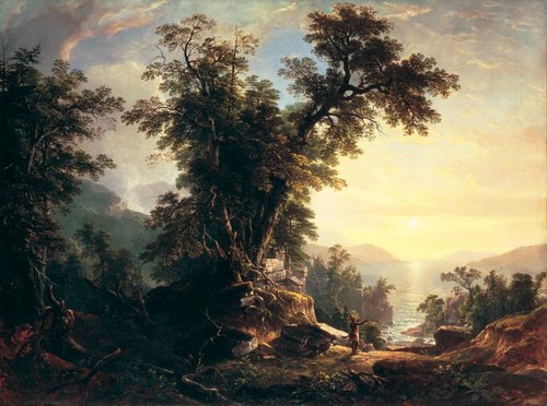 T739【美国】阿舍·布朗·杜兰德（Asher Brown Durand）油画素材