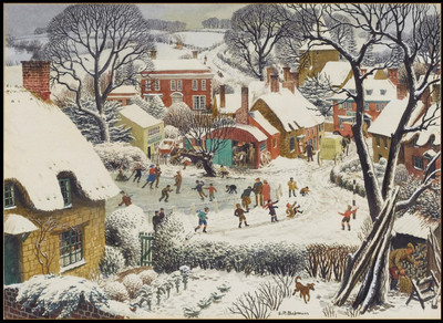 C448【英国】(Stanley Roy Badmin)绘画、蚀刻版画网传电子图库