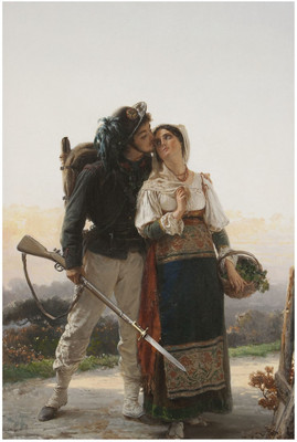 A096【意大利】吉洛拉莫·因杜诺（Girolamo Induno））油画图库