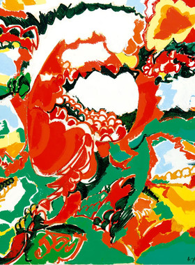 A072【比利时】莫里斯·威克特（Maurice Wyckaert）抽象绘画图库