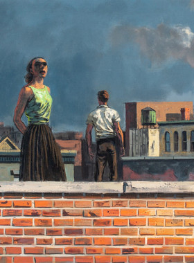 A131【美国】休吉·李-史密斯（Hughie Lee-Smith）绘画网传图库