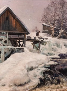 D075【挪威】Frederik Collett 风景油画网传电子图库.