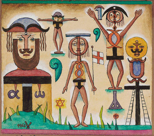 C164【阿根廷】祖尔·索拉尔 (Xul Solar)超现实主义绘画网传图库