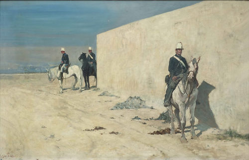 YC679【意大利】（Giovanni Fattori）油画、素描、版画网传图库