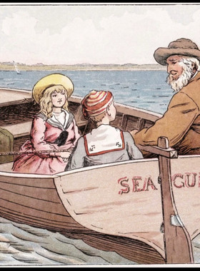 C411【美国】Emil Flohri 填色对图版画儿童初级练习素材网传图.