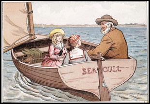 C411【美国】Emil Flohri 填色对图版画儿童初级练习素材网传图.