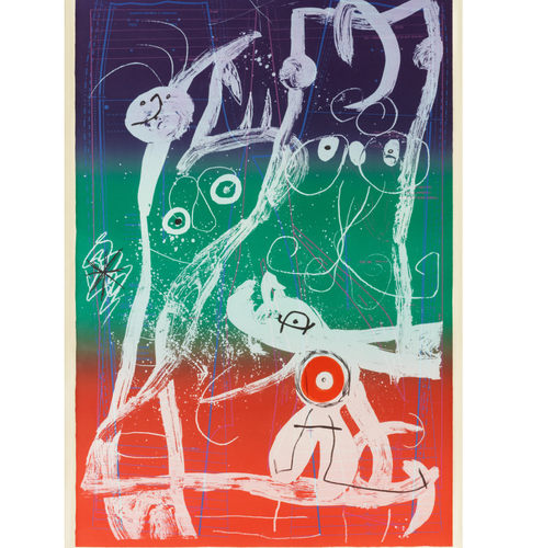 YC842【西班牙】胡安·米罗（Joan Miro）抽象怪诞绘画电子图库