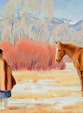 E389【美国】伊拉·迈克菲（Ila Mae McAfee）绘画网传电子图库.