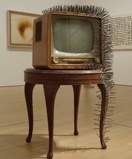 T756【德国】昆特·约克（Gunther Uecker）钉子的艺术图库素材