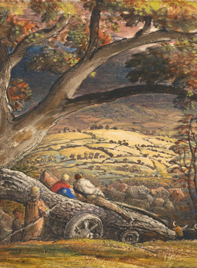 T858【英国】(Samuel Palmer)水彩、素描、版画网传电子图库.