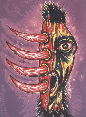 M156【古巴】路易斯·克鲁斯·阿兹塞塔 抽象绘画网传图库