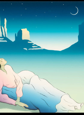 D124【美国】原住民艺术家 R.C. Gorman 绘画、版画网传网传图库.