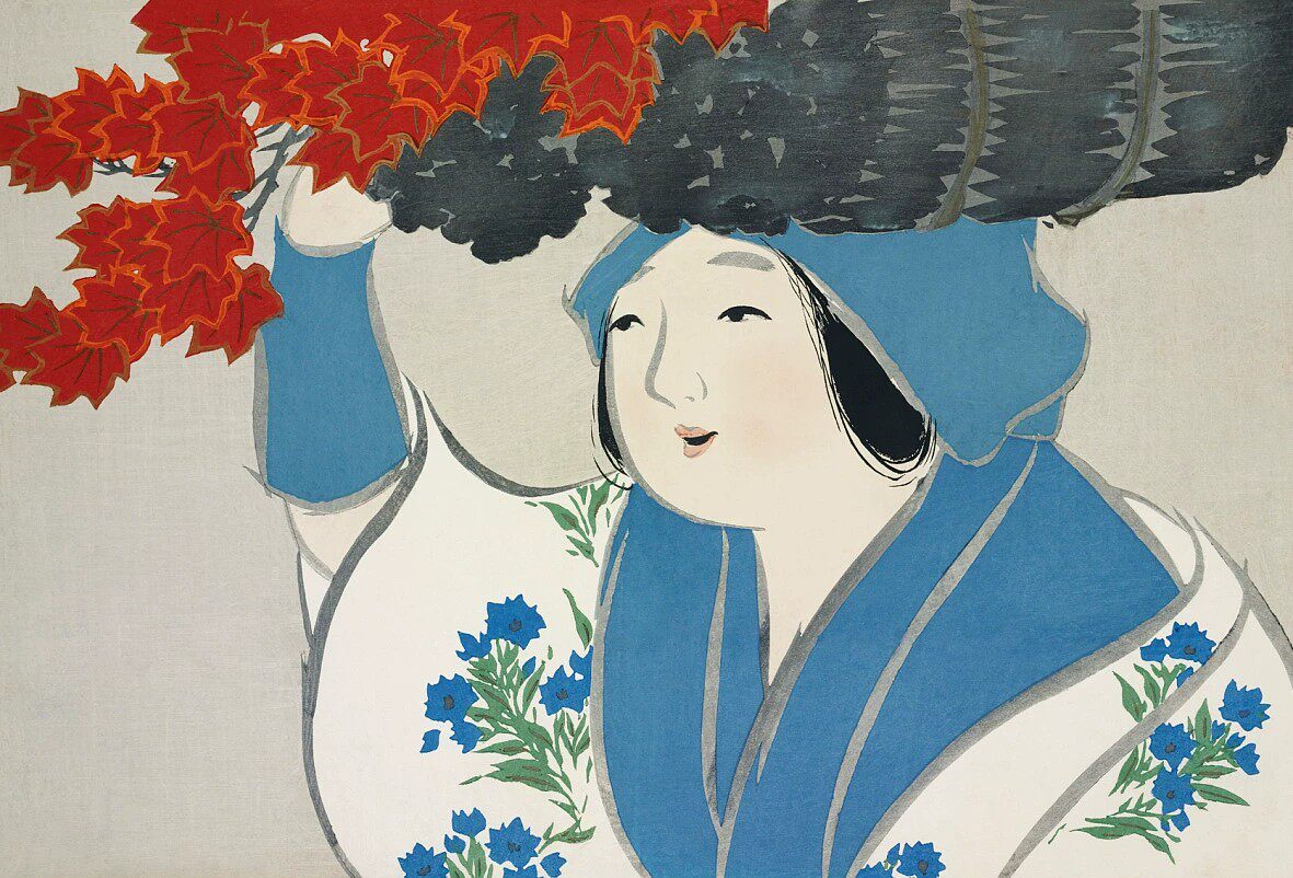 C017【日本】神坂雪佳（Kamisaka Sekka）绘画、版画网传电子图库